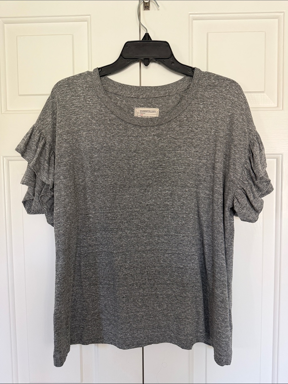Current Elliot Ruffle Sleeve Top